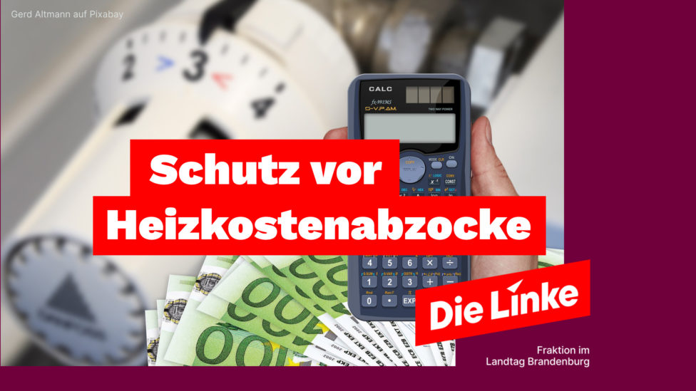Flyer:"Schutz vor Heizkostenabzocke" -Die Linke