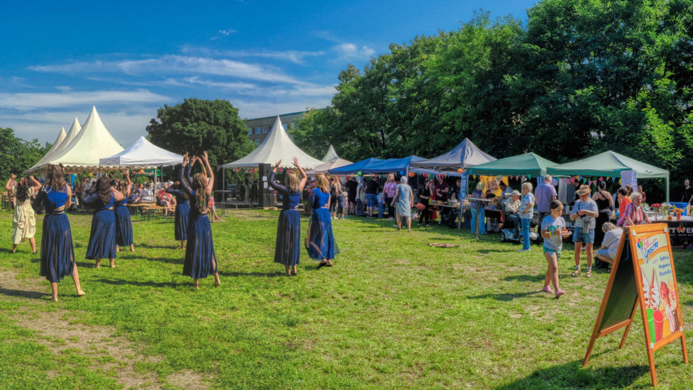 Festplatz des Sandowfestes