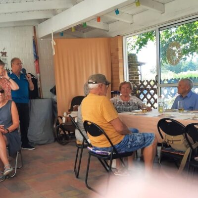 Auf dem Sommerfest der Spremberger Linken am 15. August 2026