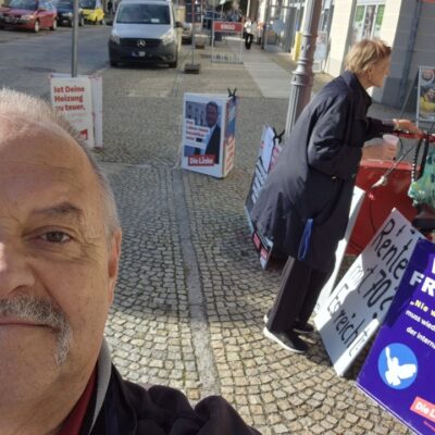 Infostand der Spremberger Linken am 13.10.2026